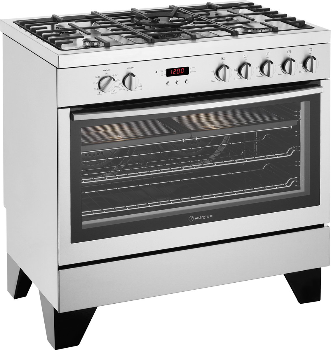 Westinghouse Wfe912sa 90cm Freestanding Dual Fuel Oven Stove