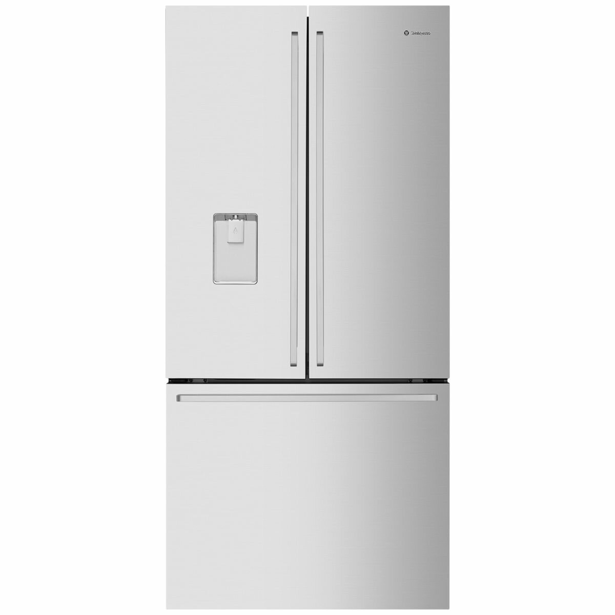 white fridge with ice dispenser