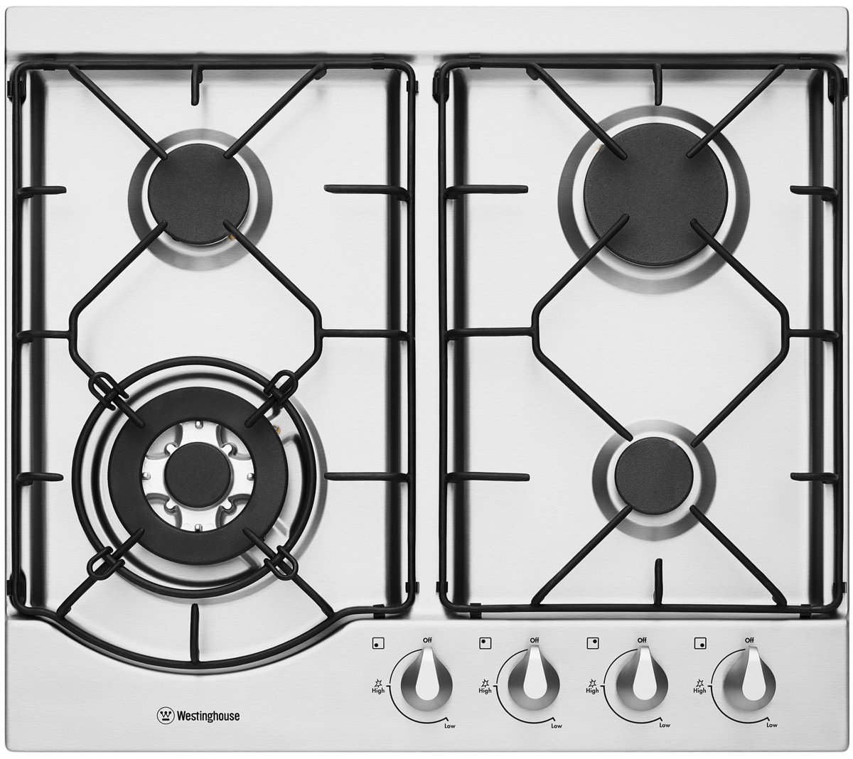 Westinghouse Whg644sa 60cm Natural Gas Cooktop Appliances Online