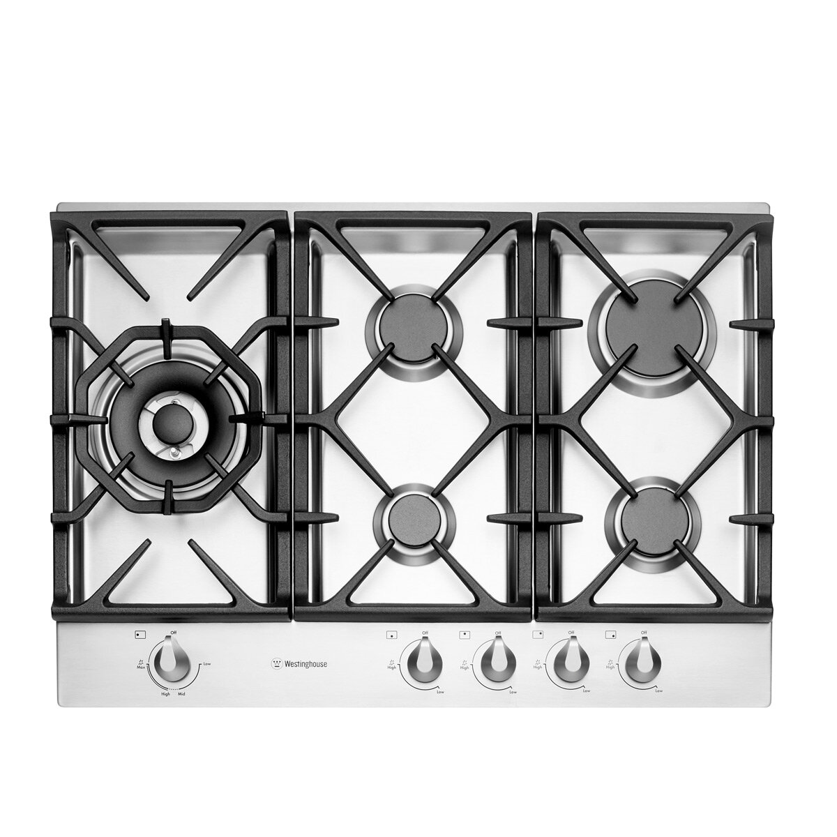 Westinghouse Whg756sb 75cm Natural Gas Cooktop Appliances Online