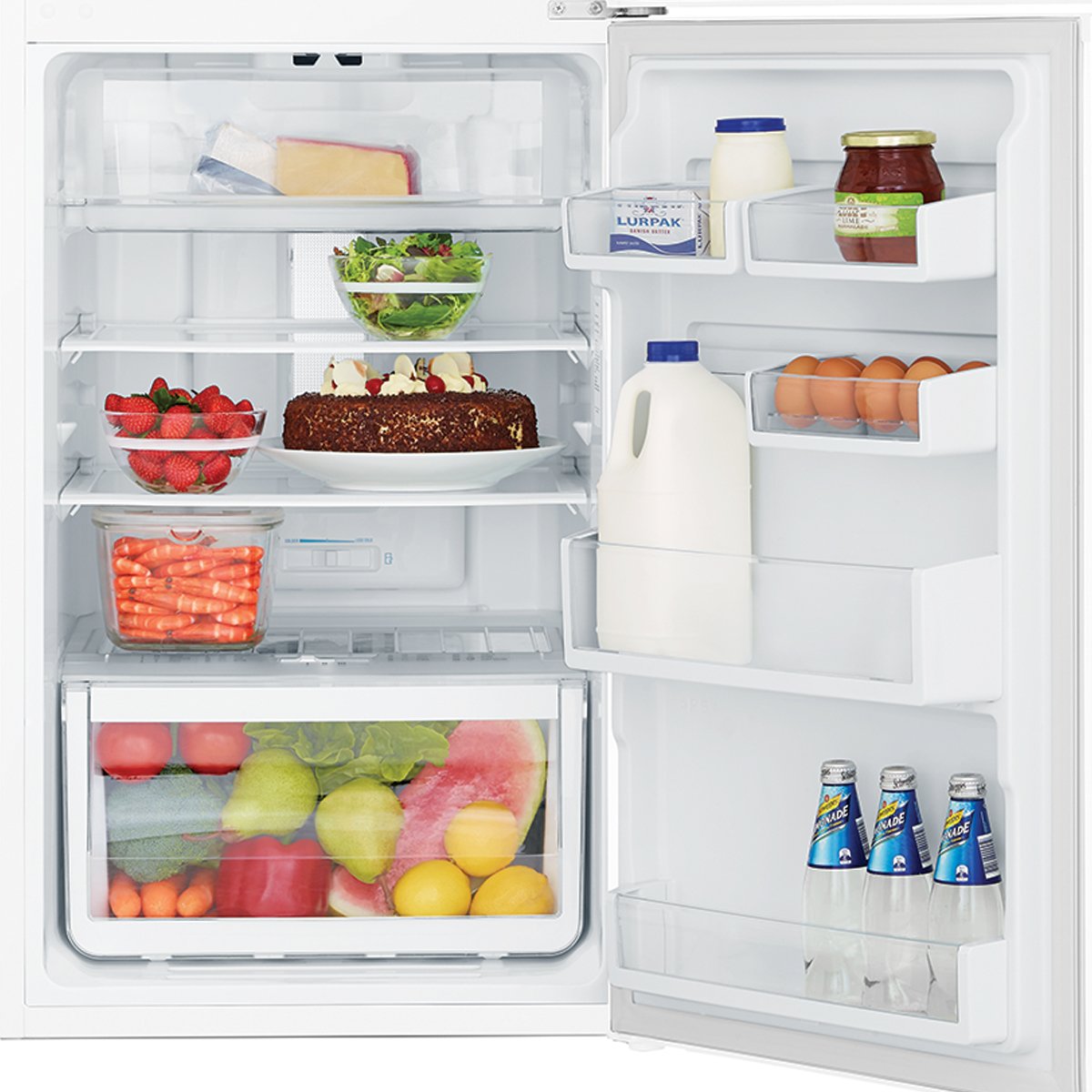 westinghouse 211l top mount frost free fridge wtb2300wh x