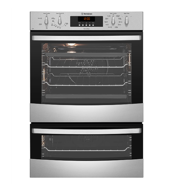 westinghouse 60cm pyrolytic double oven wvep627dsc