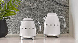 Smeg 50s Retro Style White 27 Oz Electric Kettle - KLF05WHUS