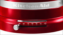 KitchenAid Rkek1522ca Kettle Candy Apple Red Pro Line Electric Kettle Used, Size: 1.6-Qt.