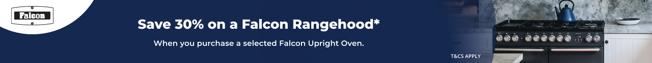 Save 30% off selected Falcon Rangehoods
